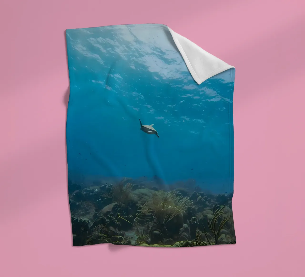 Dwarf Cuttlefish Bubble Bokeh fleece blanket by Eames