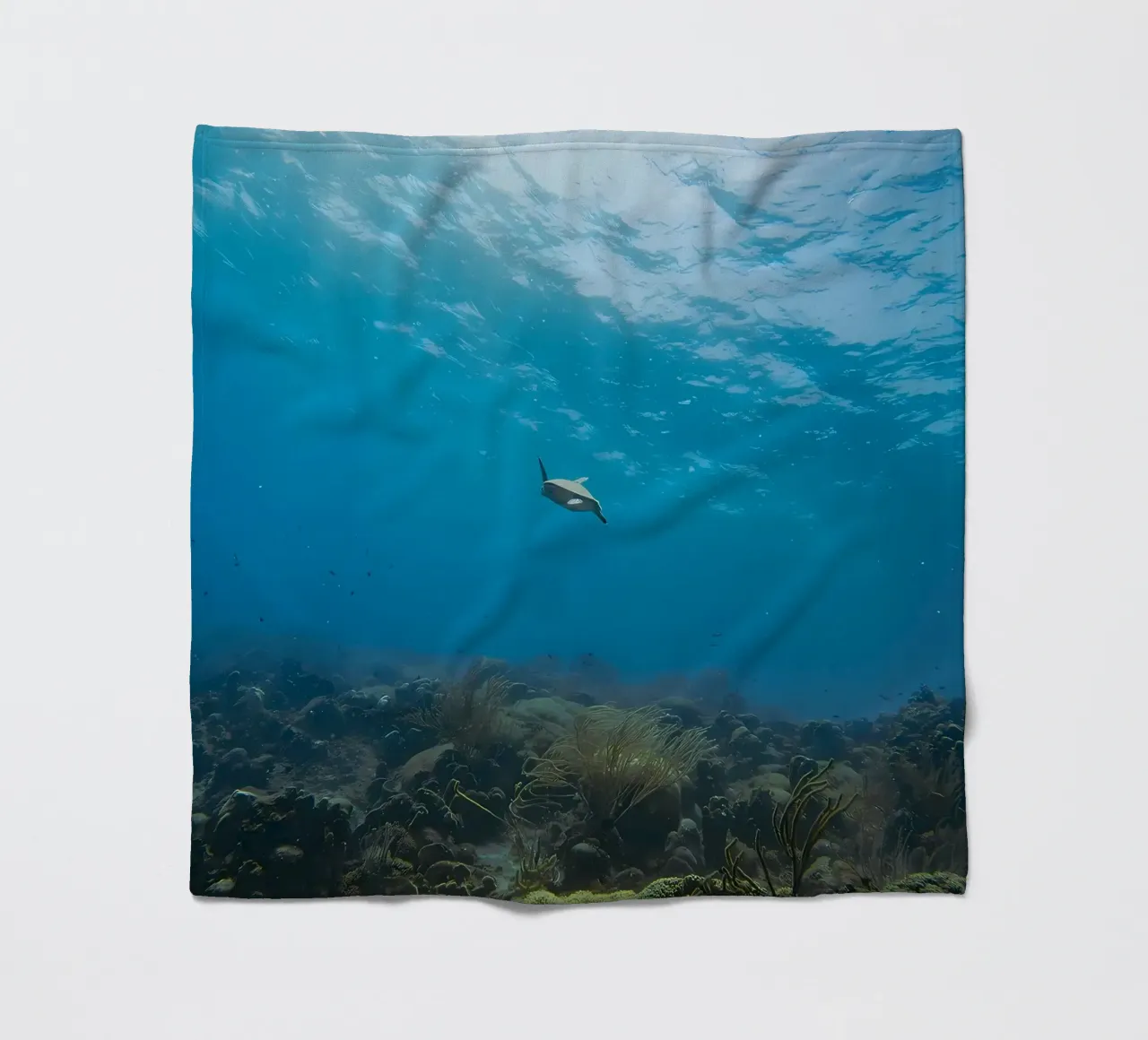 Dwarf Cuttlefish Bubble Bokeh fleece blanket by Eames