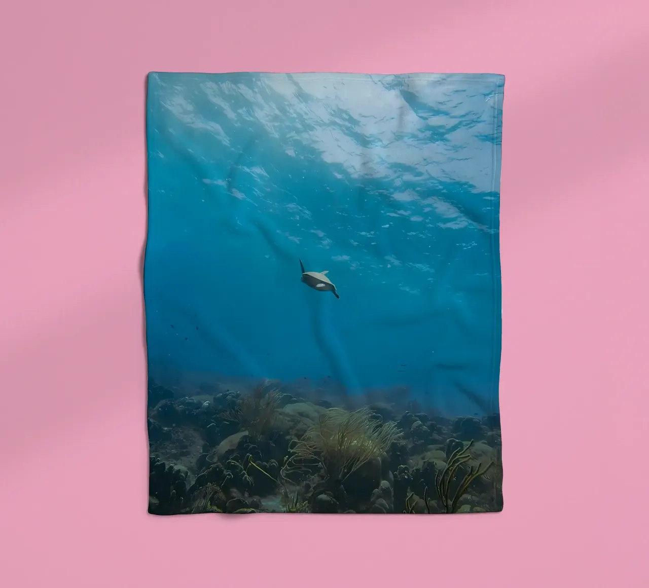 Dwarf Cuttlefish Bubble Bokeh fleece blanket by Eames
