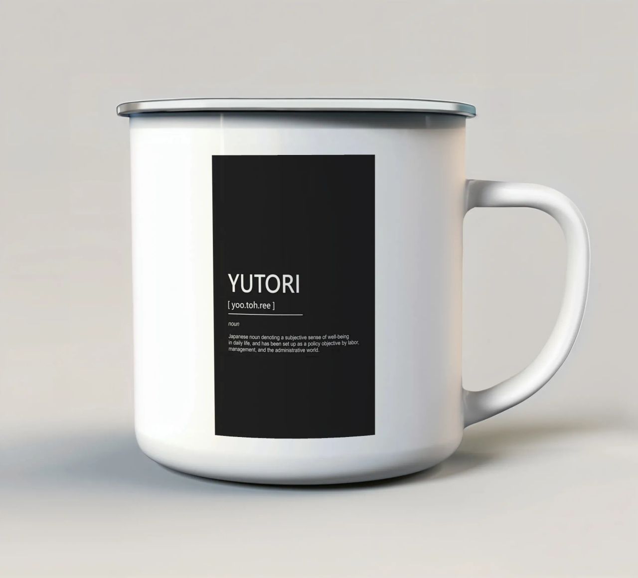 yutori tazza in smalto da Yeadon