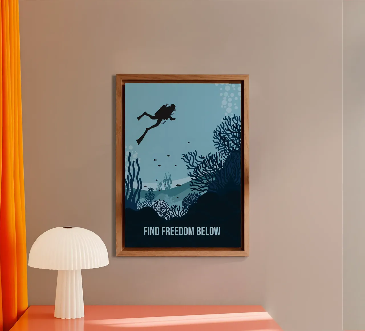 Seppie a colori alluminio dibond da Eames