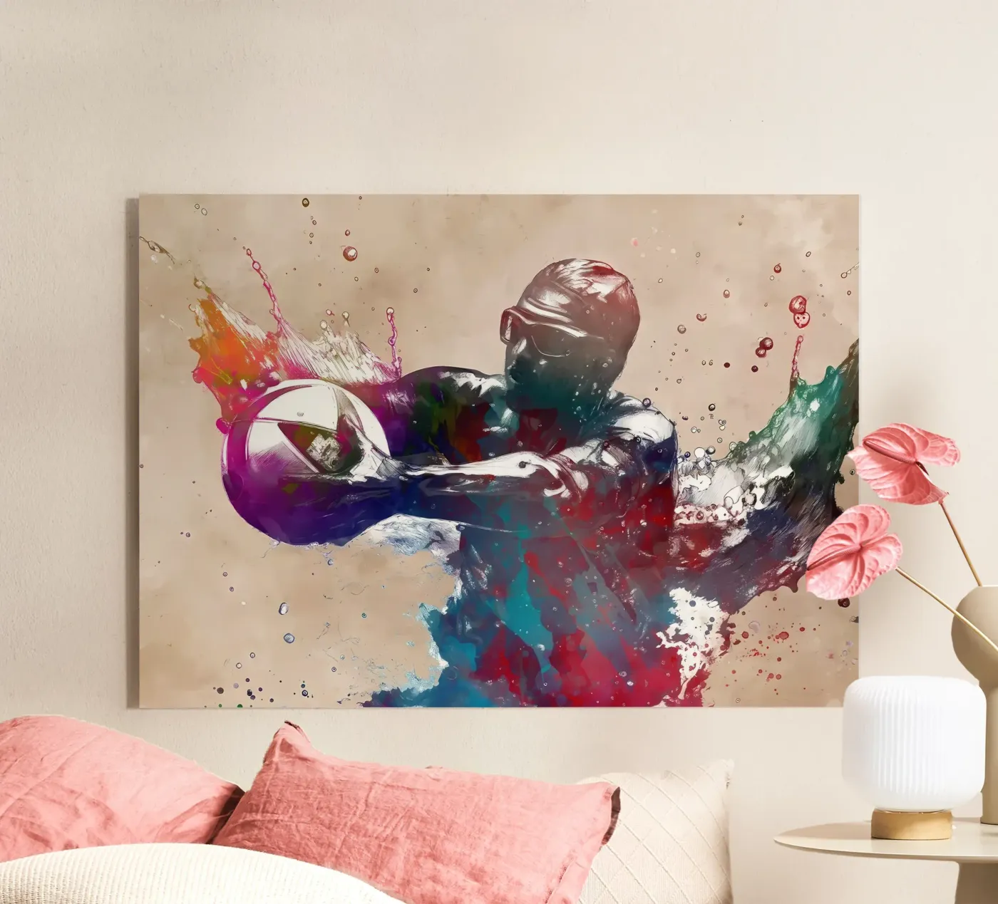 Water Polo Acryl-Glas von Stylianos