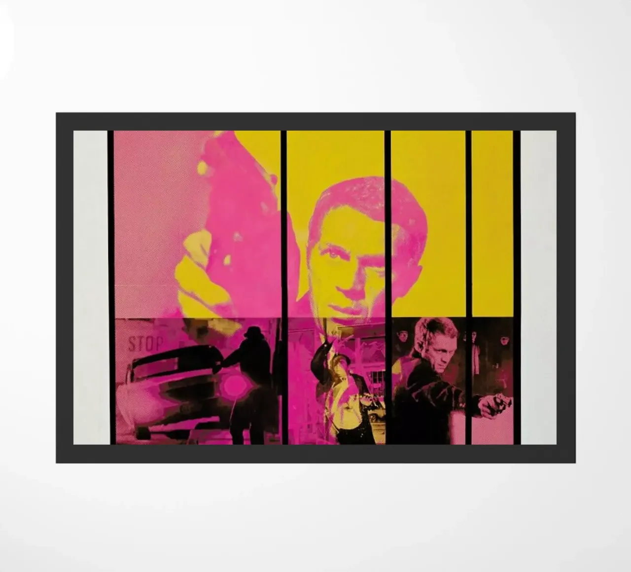 ‘Bullitt’ Retro Movie Poster zerbino da Gallery Print and Art Limited