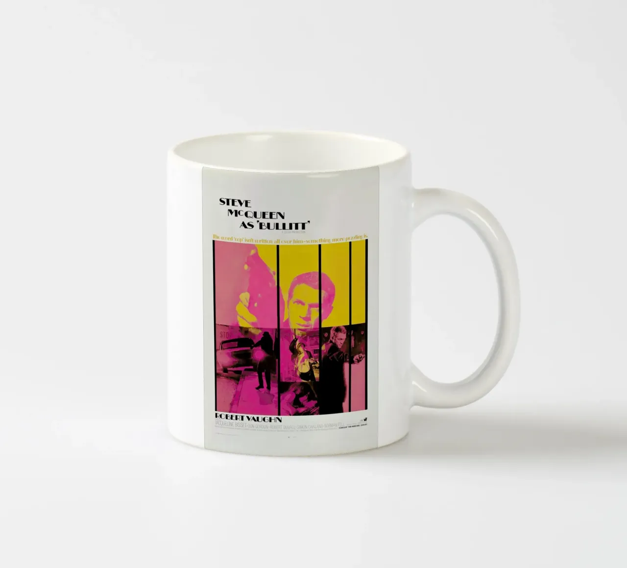 ‘Bullitt’ Retro Movie Poster tazza in ceramica da Gallery Print and Art Limited