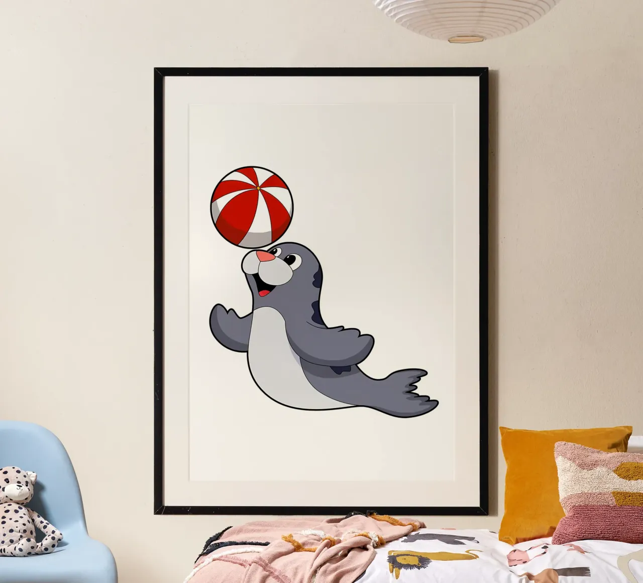 Pallanuoto poster con telaio in plastica da Stylianos