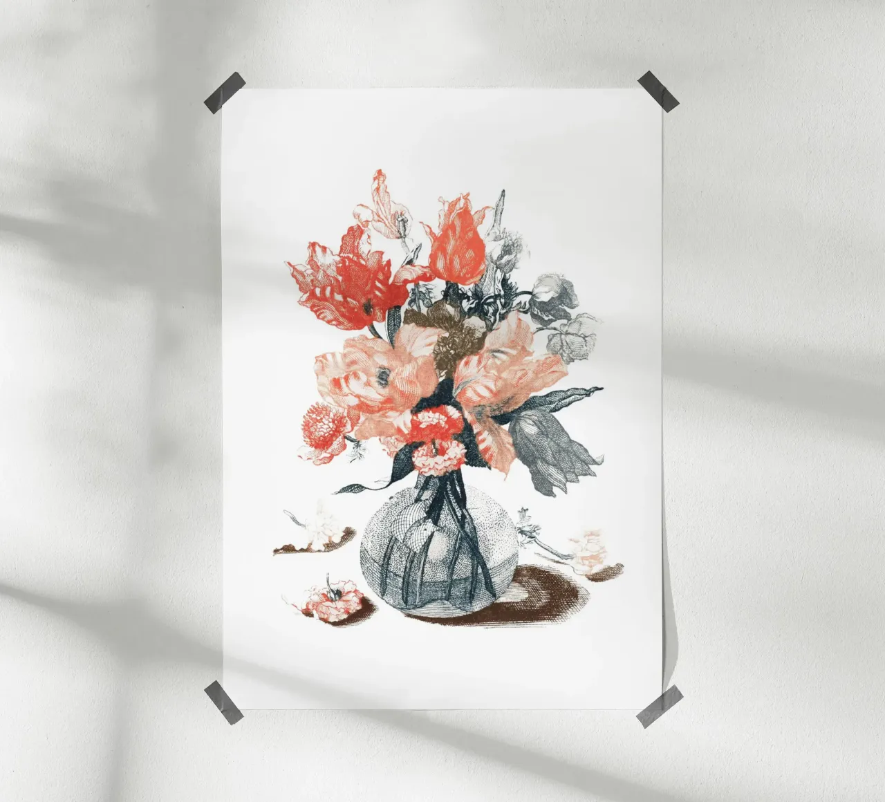 Fiori in vaso poster da Second Canvas
