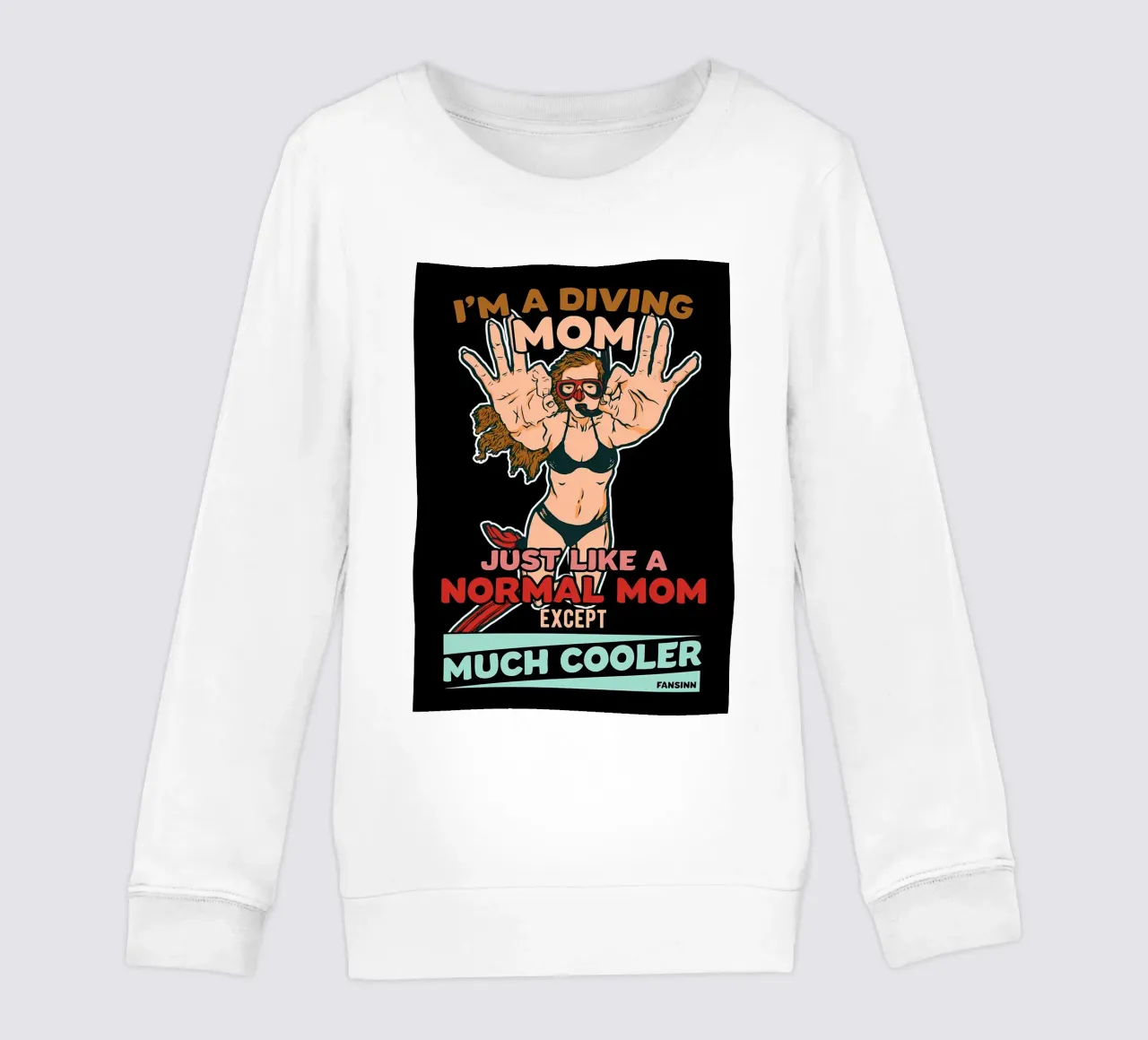 Flamboyante inktvis kinder sweatshirt van Eames