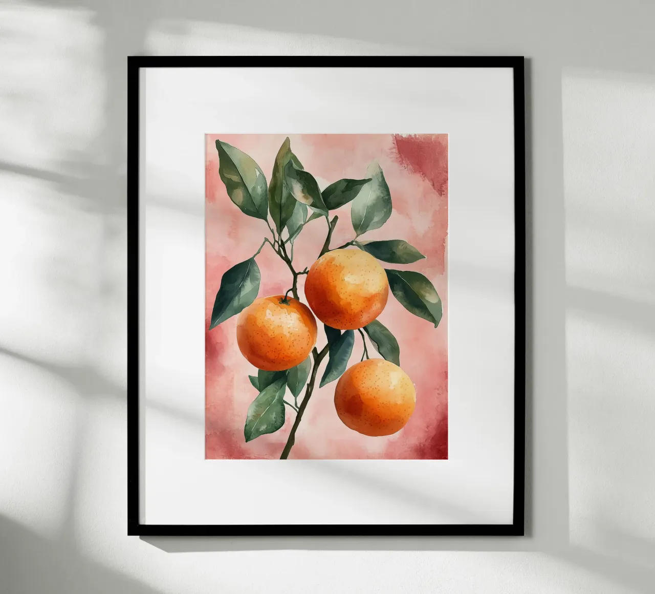 Arance fresche su un ramo poster da Spice & Style