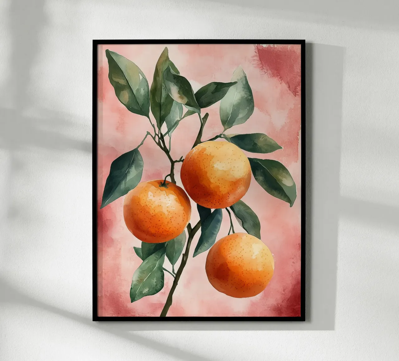 Arance fresche su un ramo poster da Spice & Style