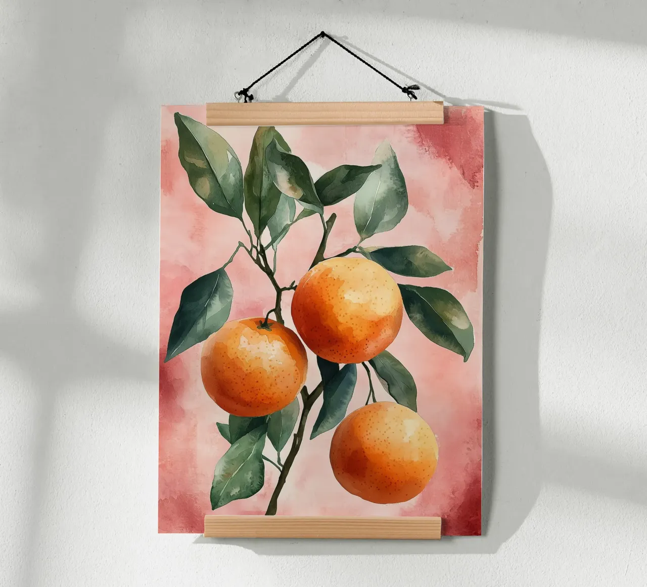 Arance fresche su un ramo poster da Spice & Style