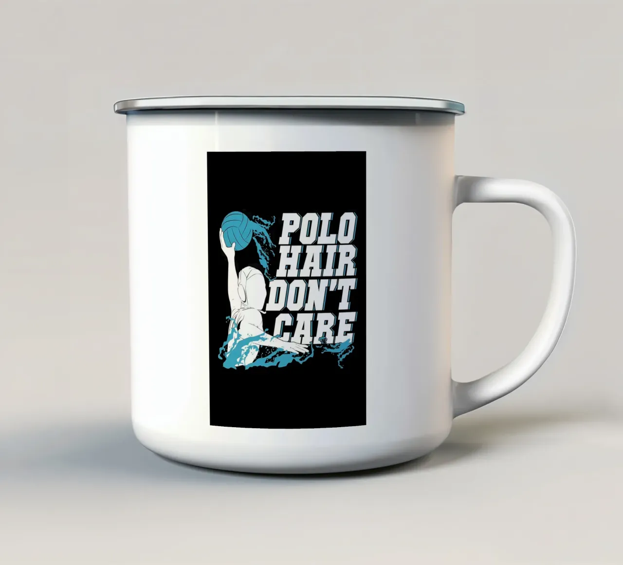 Pallanuoto tazza in smalto da Stylianos