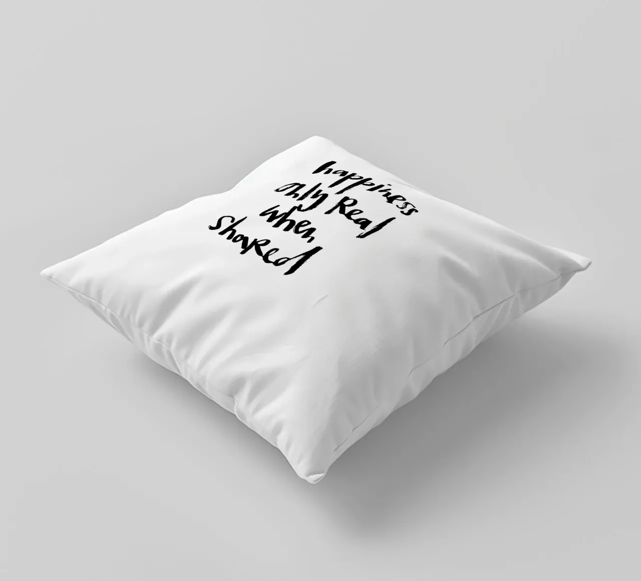 Happiness cuscino da Brushmeetspaper