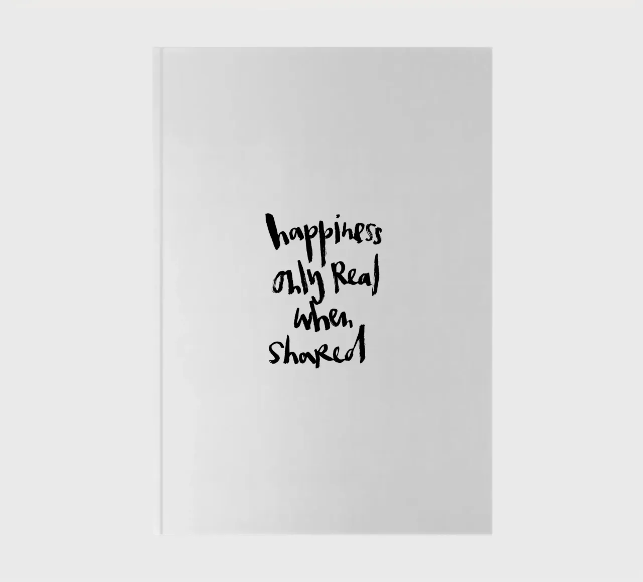 Happiness notebook by Brushmeetspaper