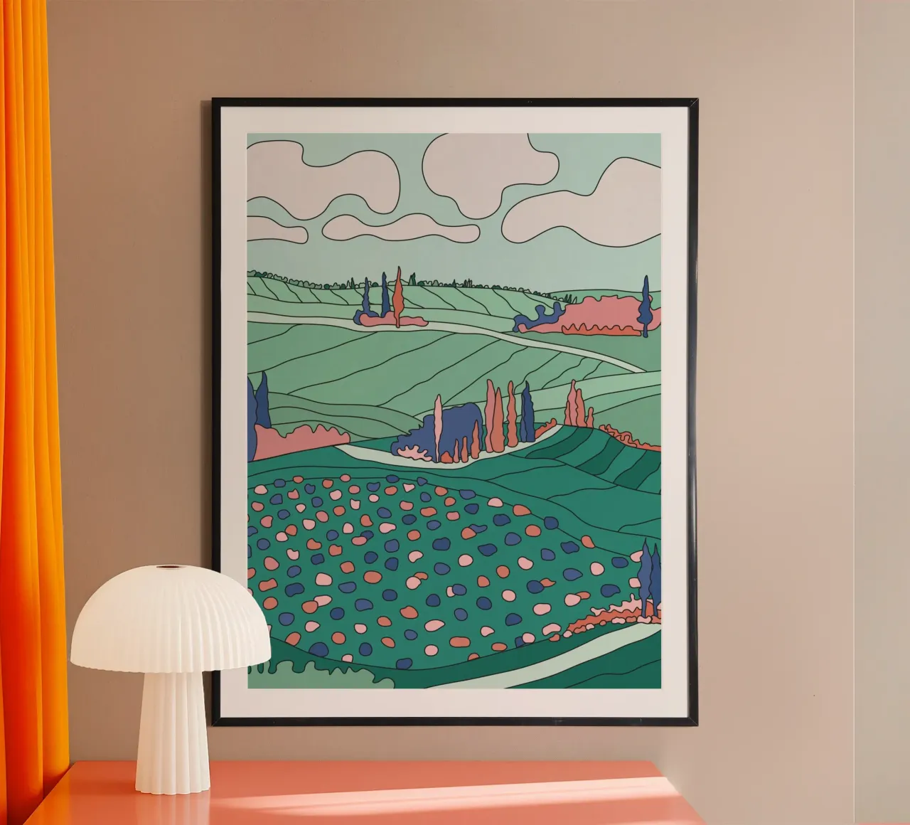 Toscana #1 carta hahnemühle da Alisa Galitsyna