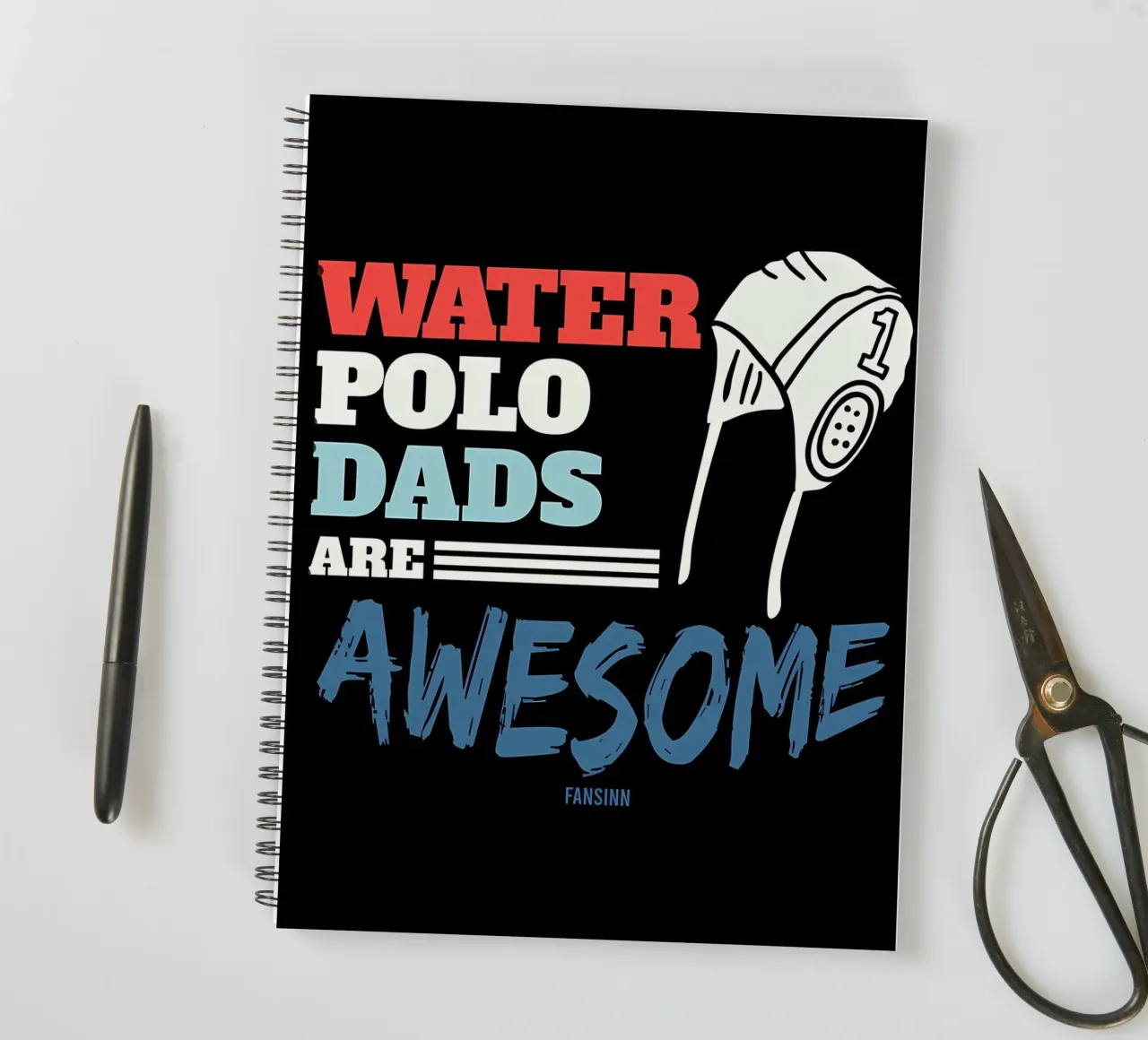 Not All Athletes Wear spiral notebook by Stylianos
