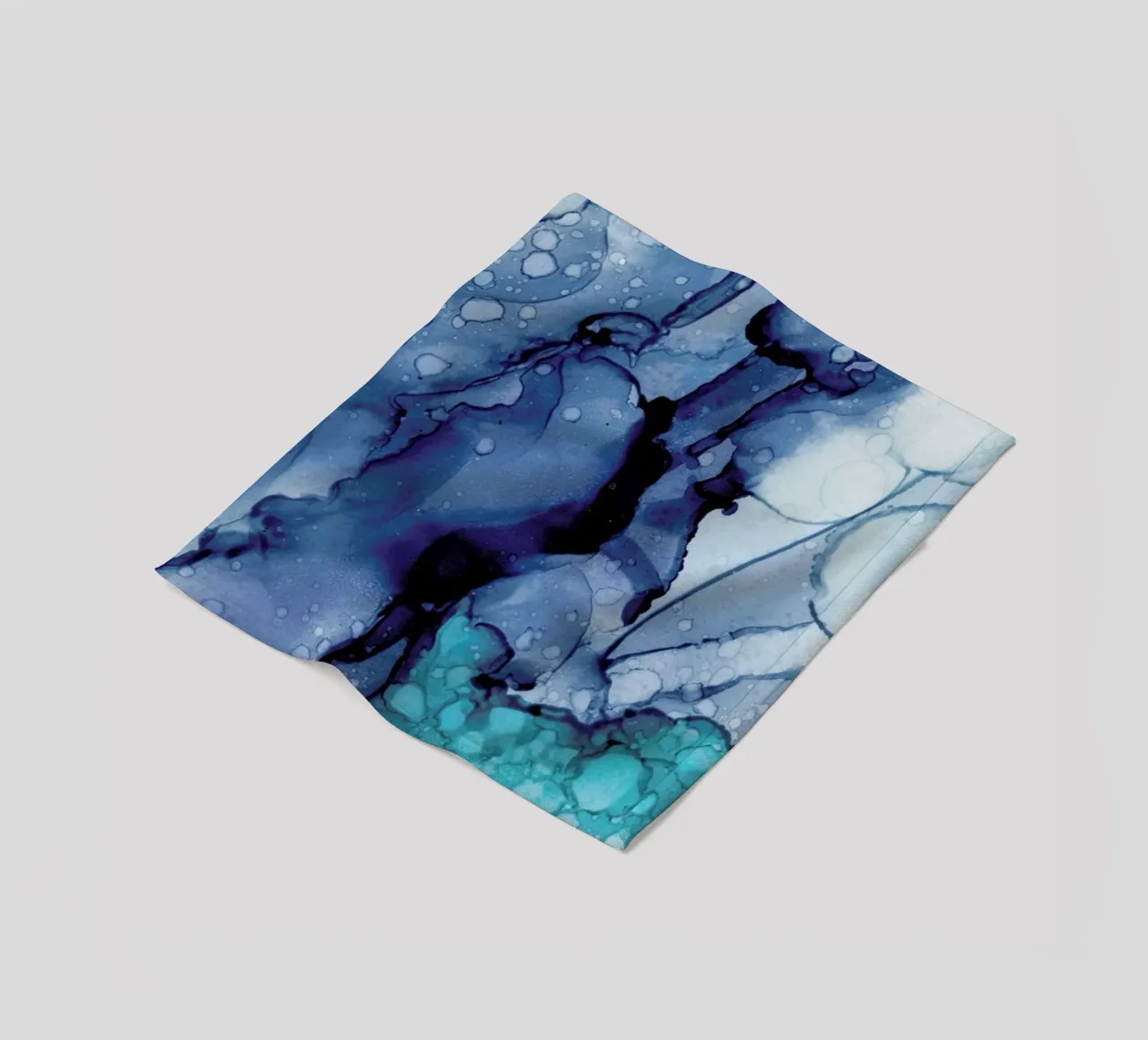 Ink No. 10 fleece blanket by Froilein Juno