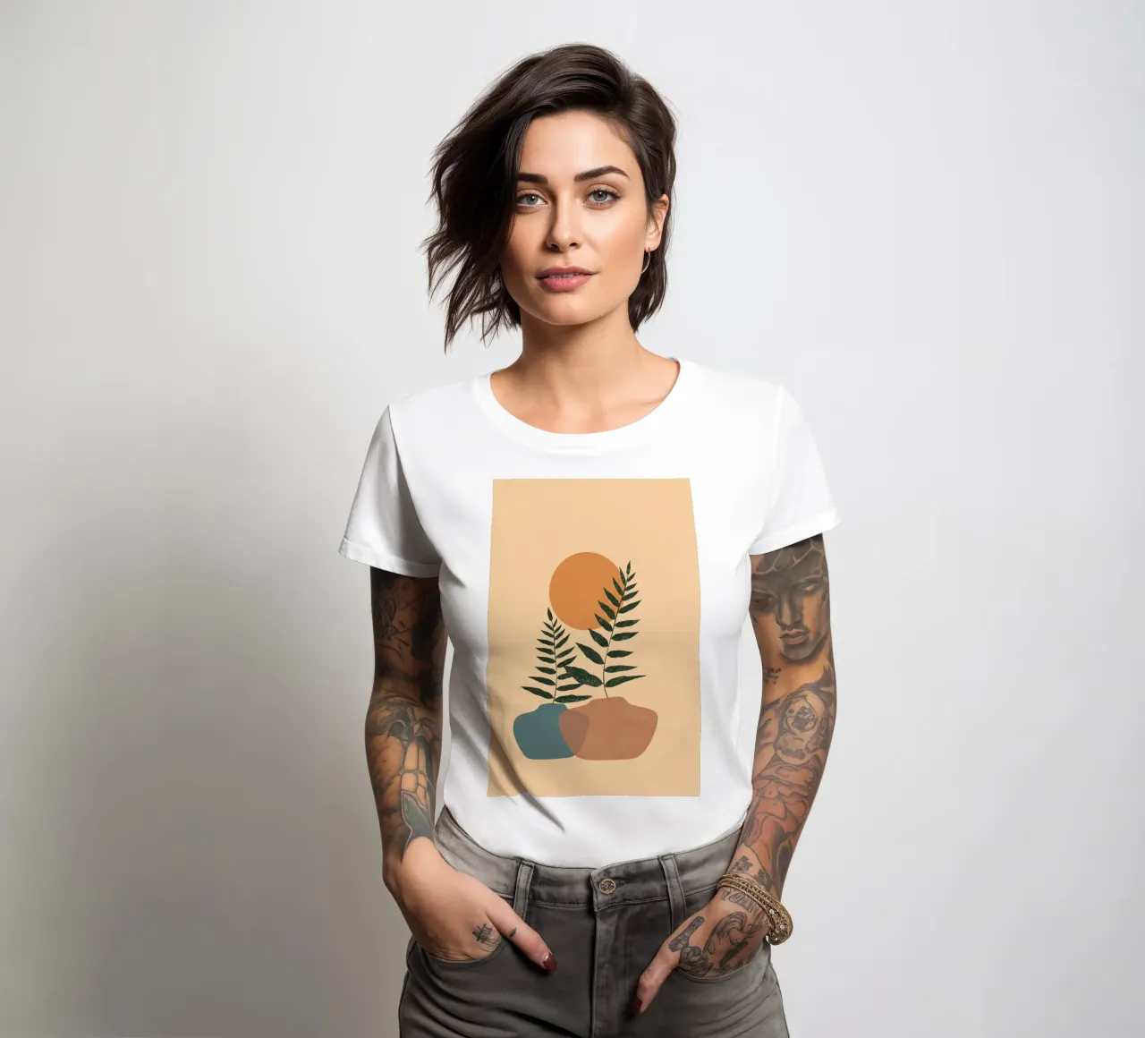 Boho Vasen t-shirt ajusté pour femmes de pierosvisuals