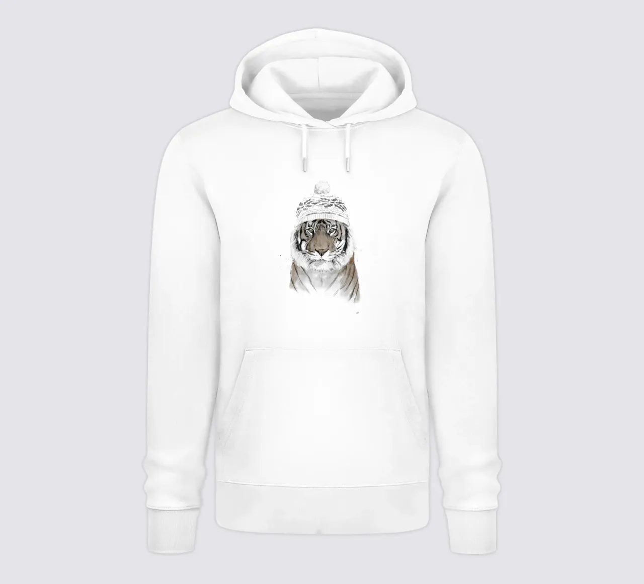 Siberian Tiger felpa con cappuccio da Balazs Solti