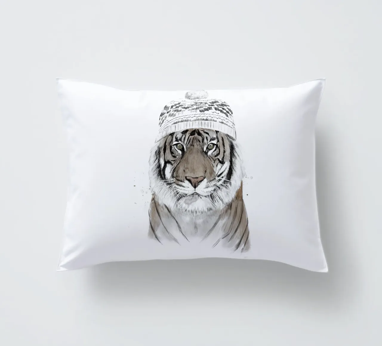 Siberian Tiger cuscino da Balazs Solti