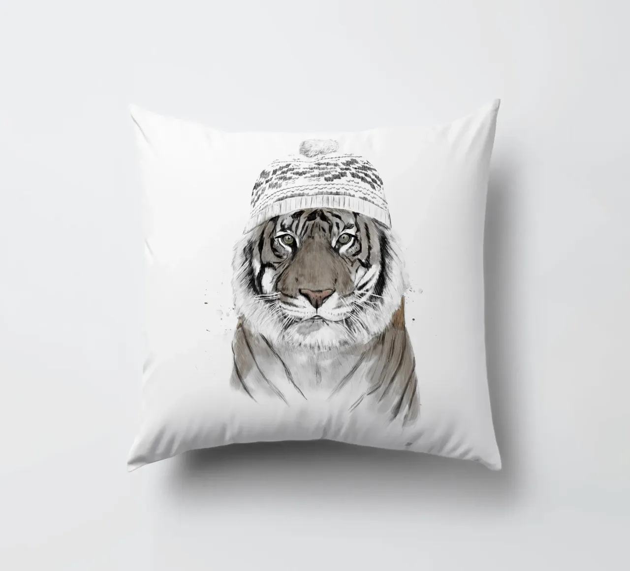 Siberian Tiger cuscino da Balazs Solti