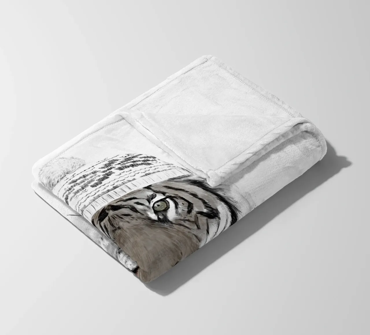 Siberian Tiger coperta in pile da Balazs Solti