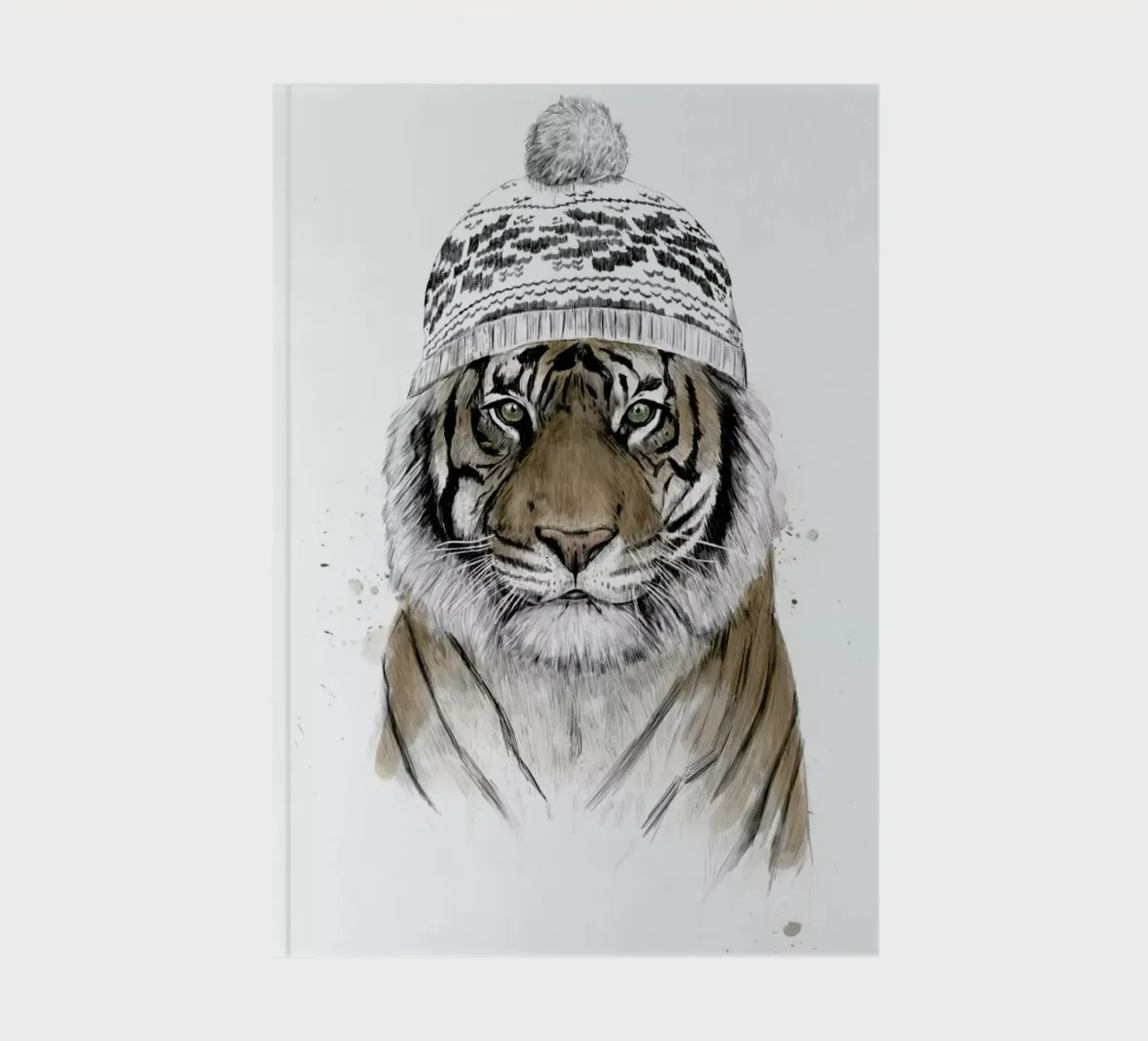 Siberian Tiger notebook by Balazs Solti