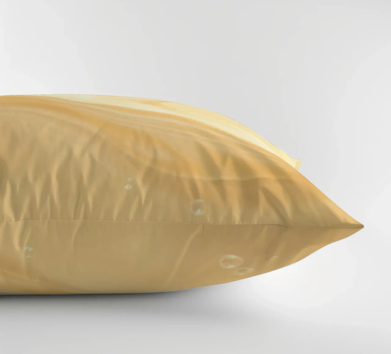 Creamy fluid splash creates dynamic abstract patterns decorative cushion by DesignDoodle