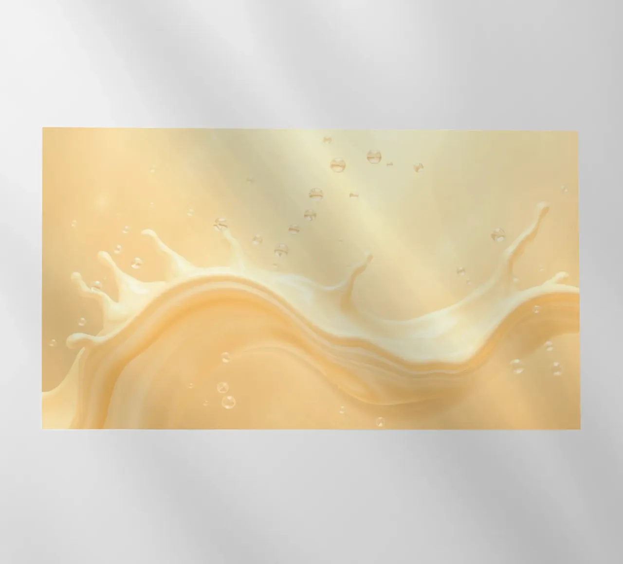 Creamy fluid splash creates dynamic abstract patterns backlit film by DesignDoodle