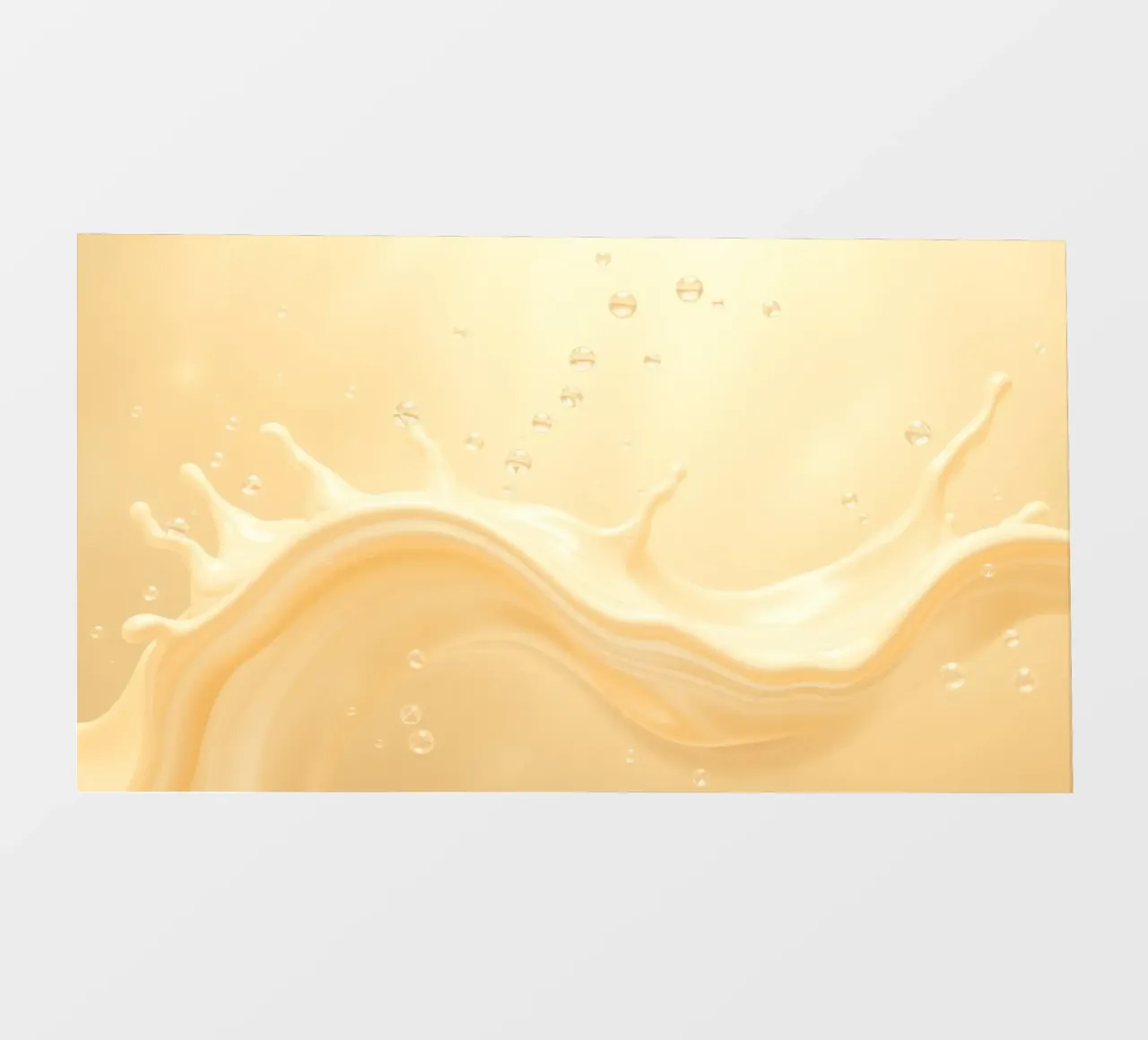 Creamy fluid splash creates dynamic abstract patterns photo wallpaper by DesignDoodle