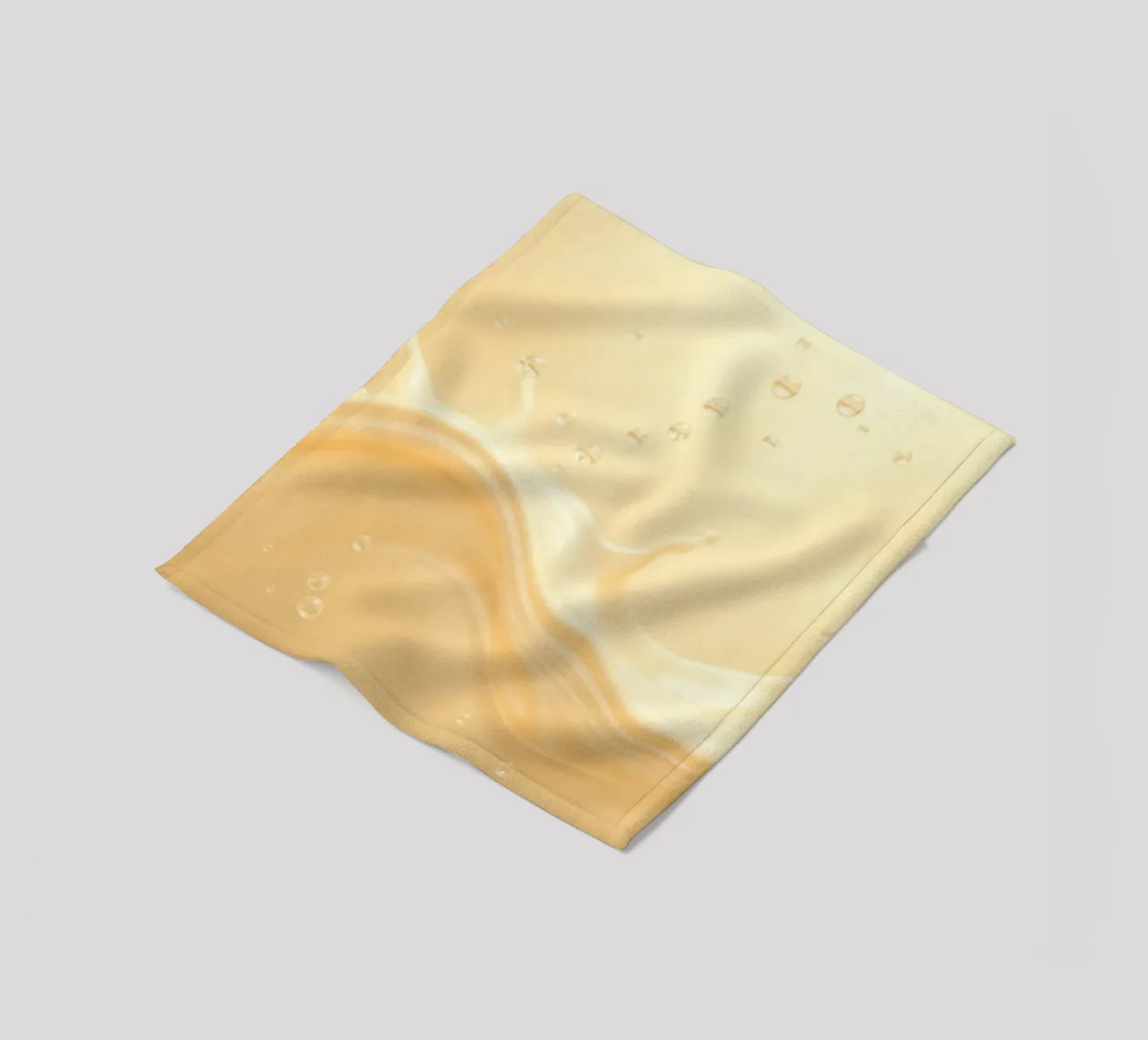 Creamy fluid splash creates dynamic abstract patterns fleece blanket by DesignDoodle