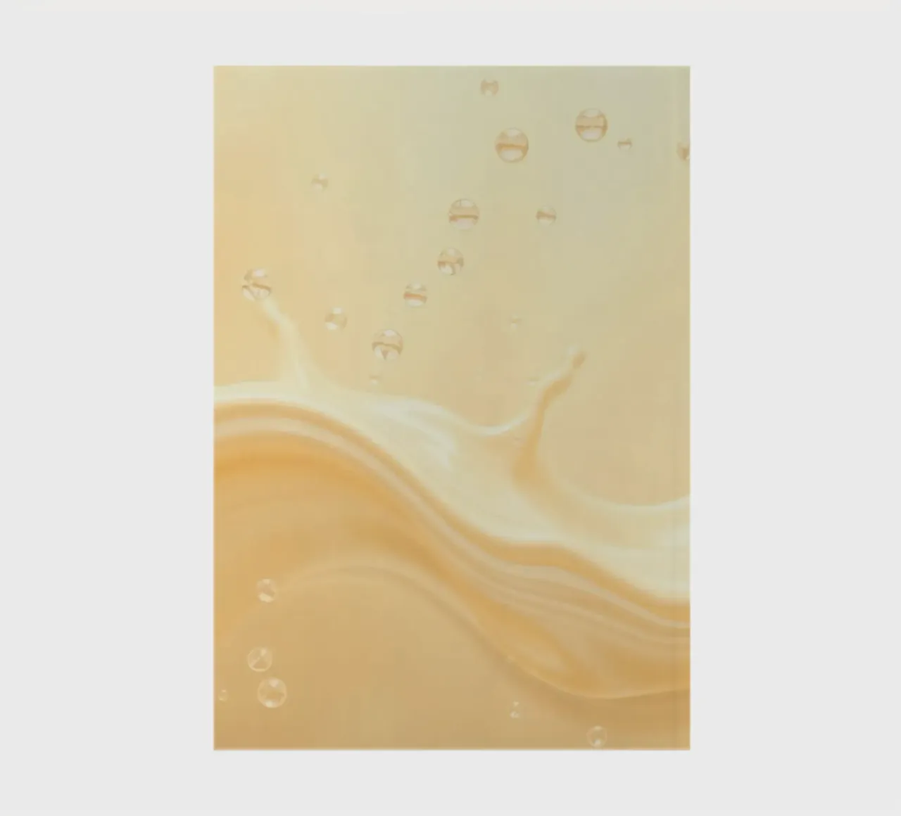 Creamy fluid splash creates dynamic abstract patterns notebook by DesignDoodle