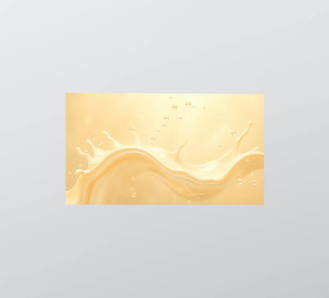 Creamy fluid splash creates dynamic abstract patterns sticker by DesignDoodle