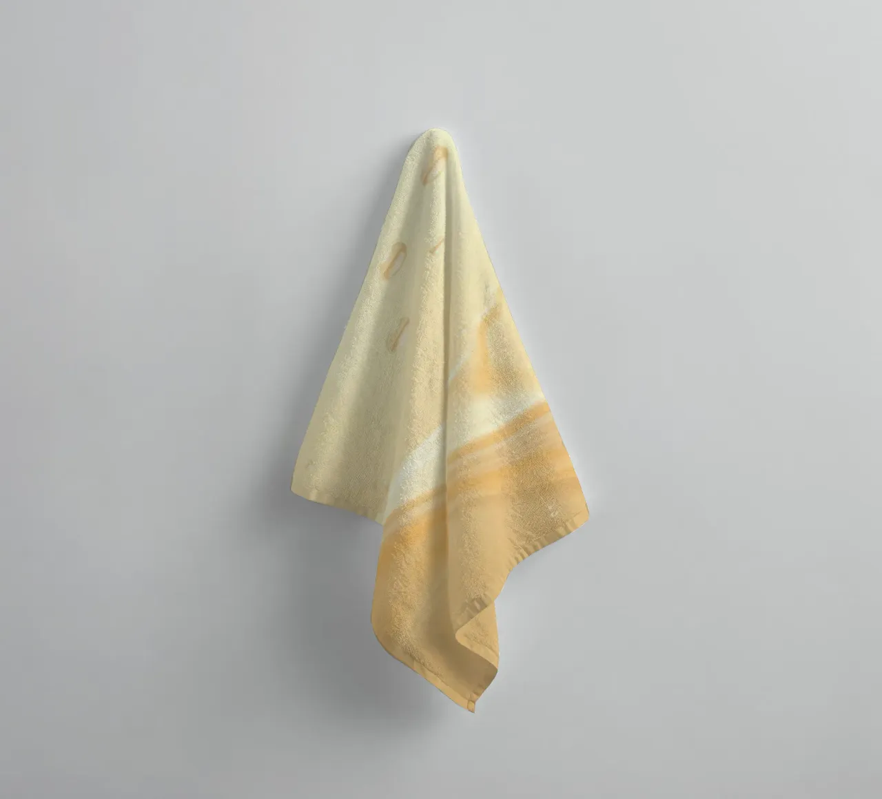 Creamy fluid splash creates dynamic abstract patterns towel by DesignDoodle