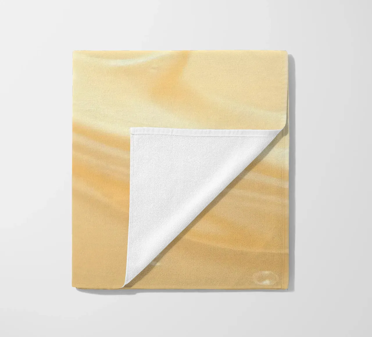 Creamy fluid splash creates dynamic abstract patterns beach towel by DesignDoodle