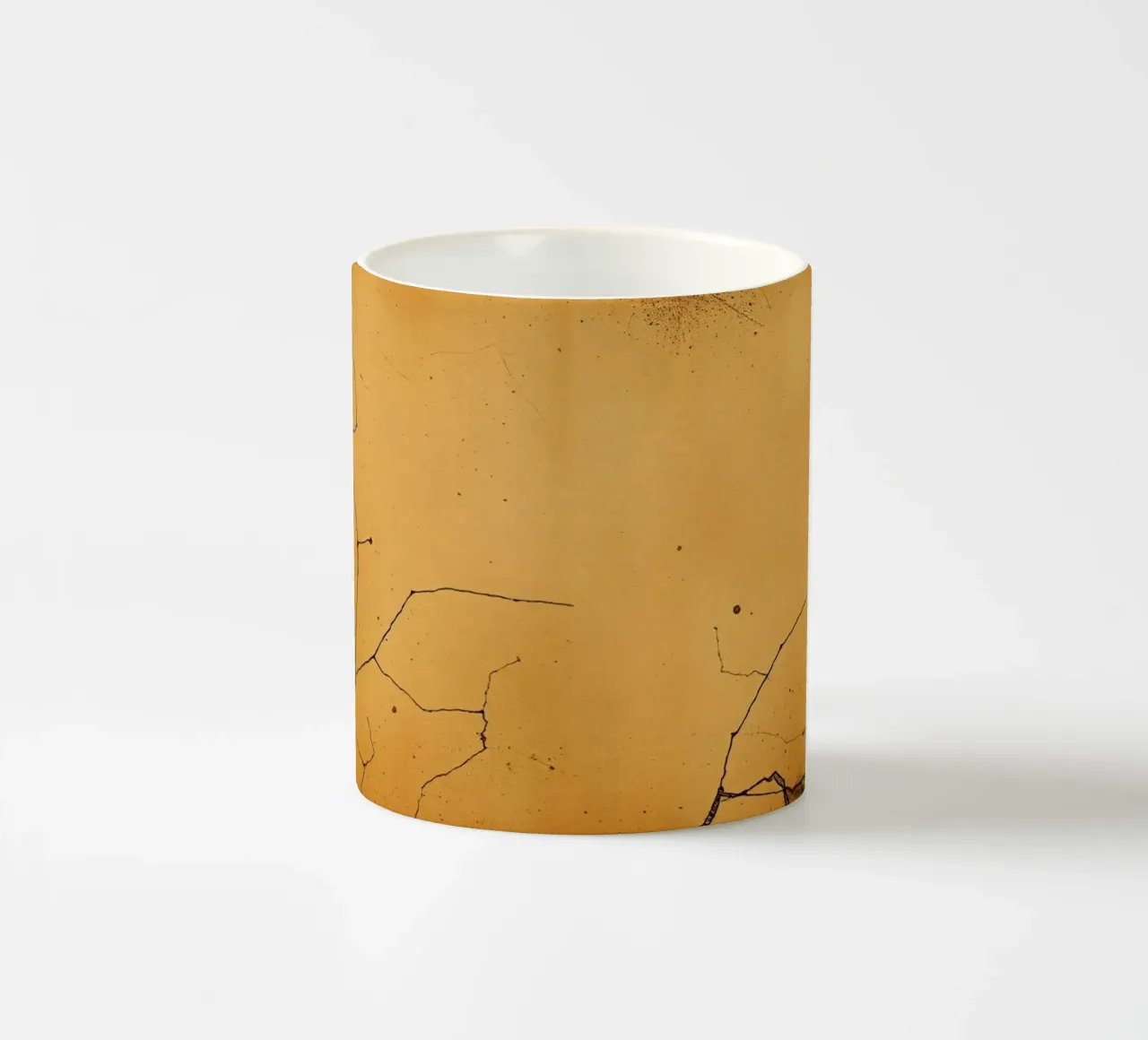 Squisito disegno astratto con un'esclusiva texture screpolata tazza in ceramica da DesignDoodle