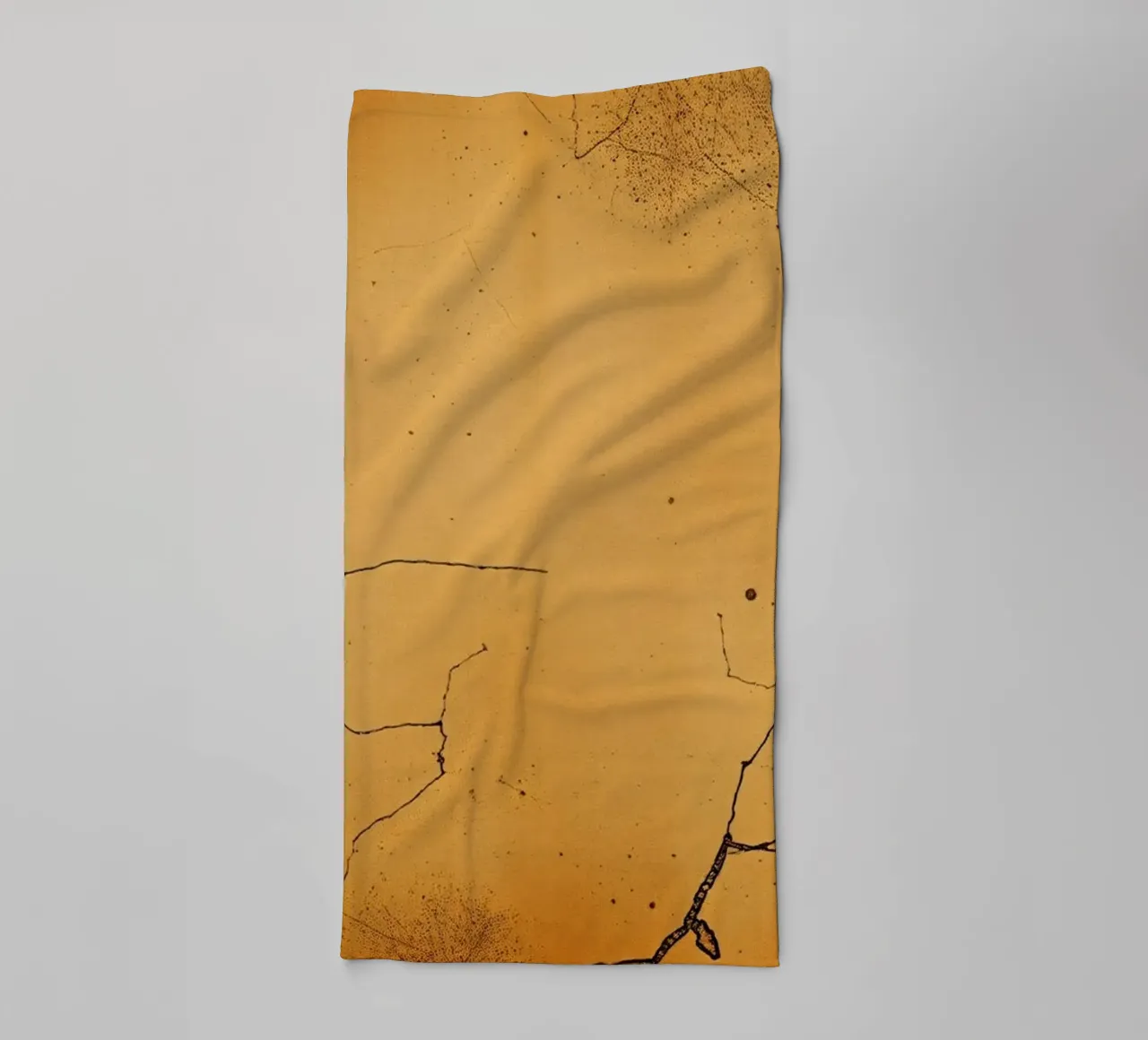 Exquisite abstract design featuring unique cracked texture towel by DesignDoodle