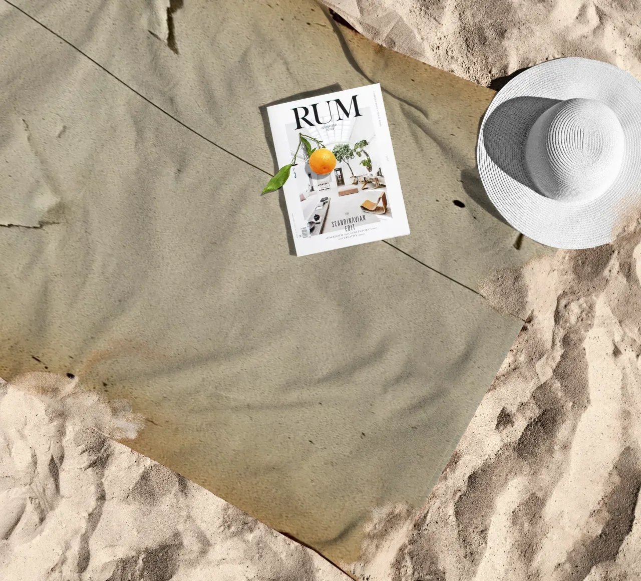 textured background and subtle imperfections for artistic beach towel by DesignDoodle