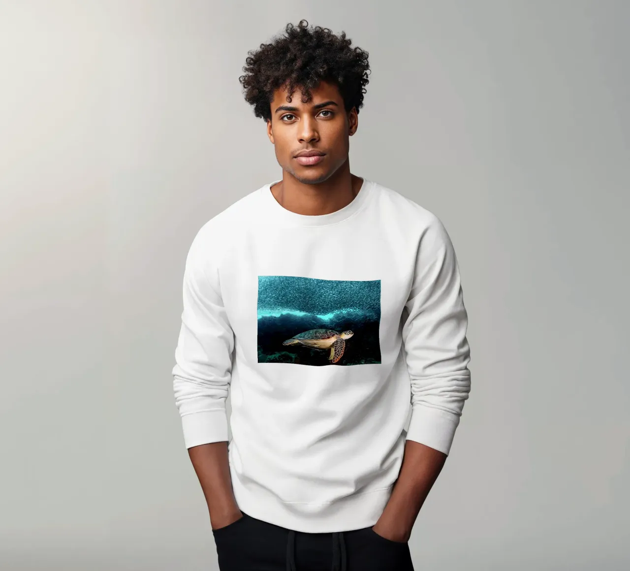 Pilates con flessioni in ginocchio felpa da Eames