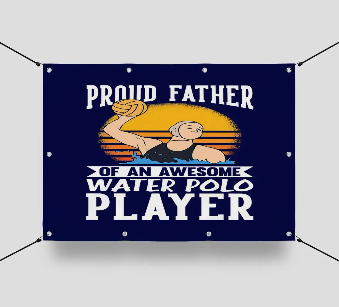 Water Polo Fathers Day Gi pvc cover by Stylianos