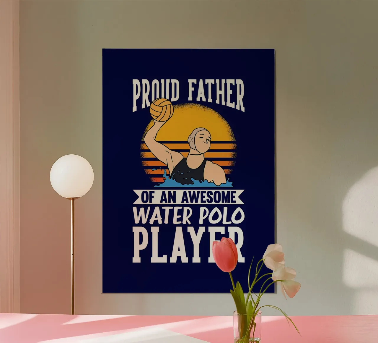 Water Polo Fathers Day Gi hahnemühle by Stylianos