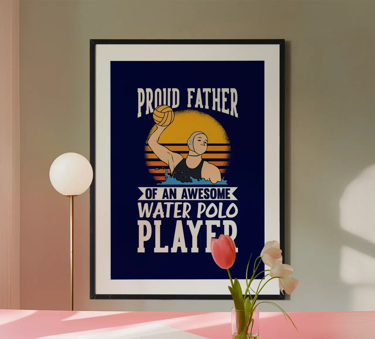 Water Polo Fathers Day Gi hahnemühle by Stylianos