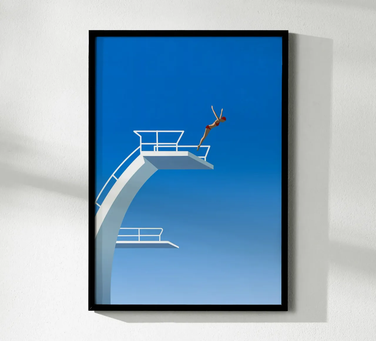 Pilates im Sitzen mit flachem Rücken Poster von Eames