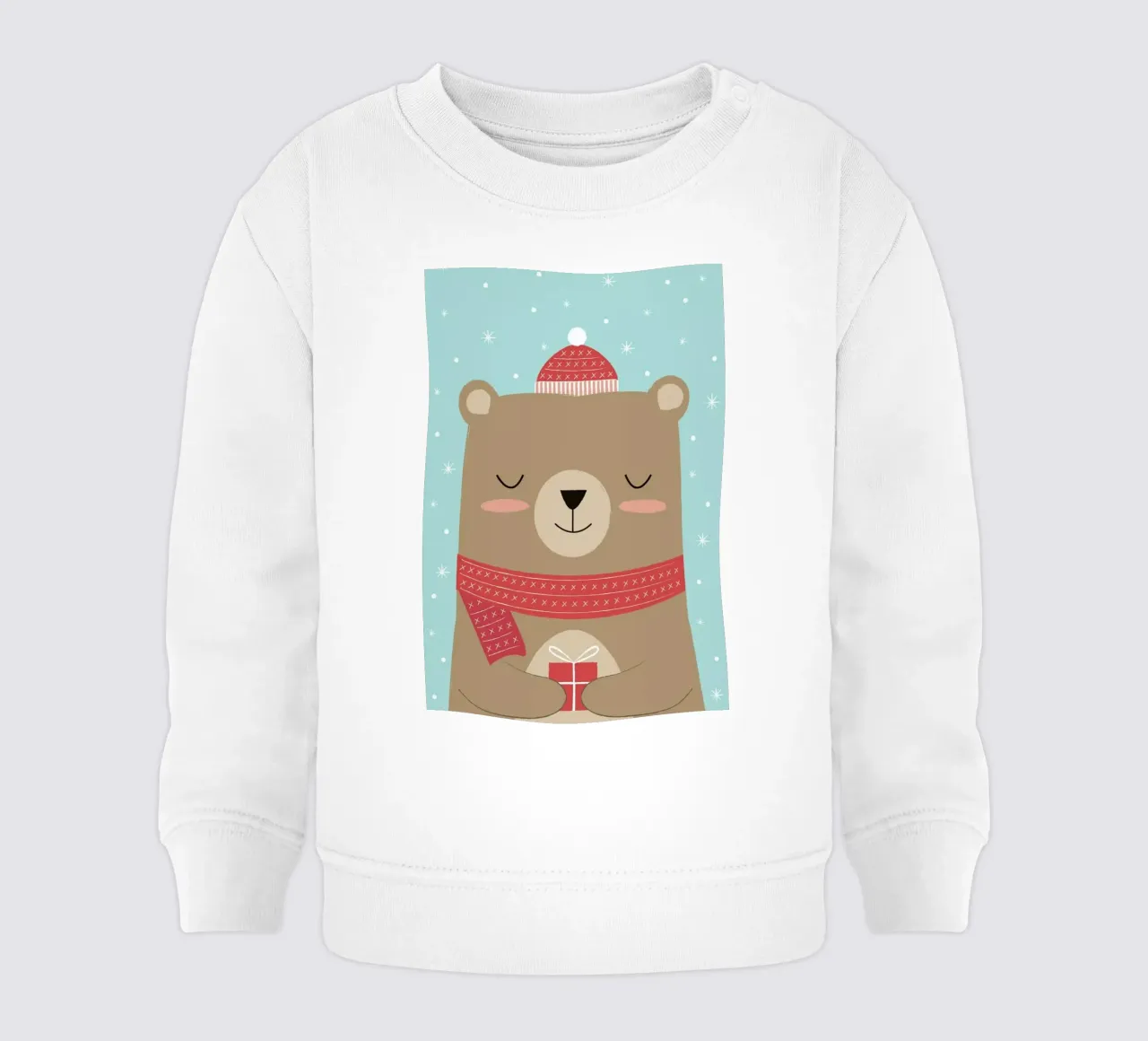 Merry Christmas Bear felpa neonato da Karin Bijlsma