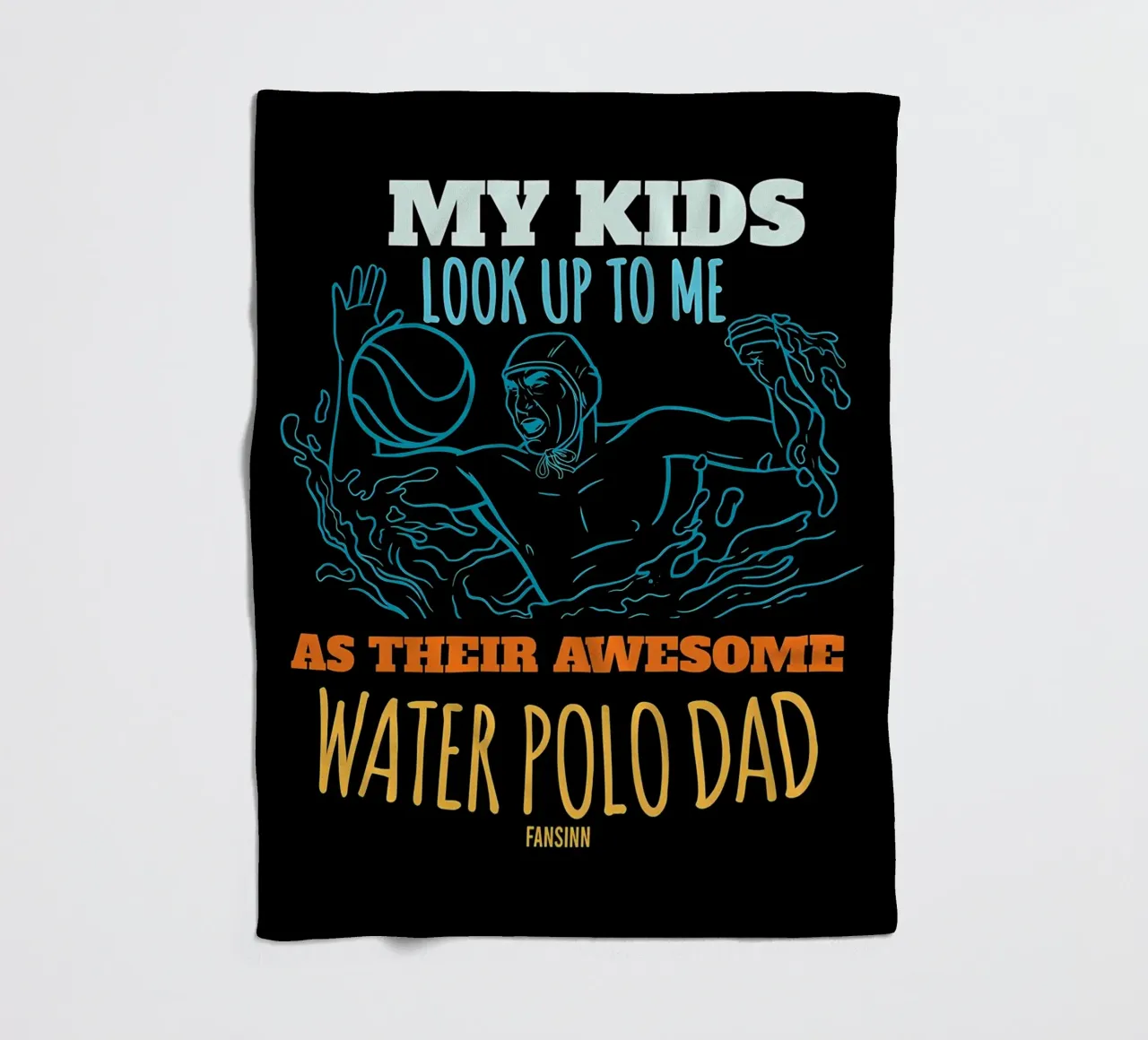 Cool Papa gioca a pallanuoto coperta in pile da Stylianos