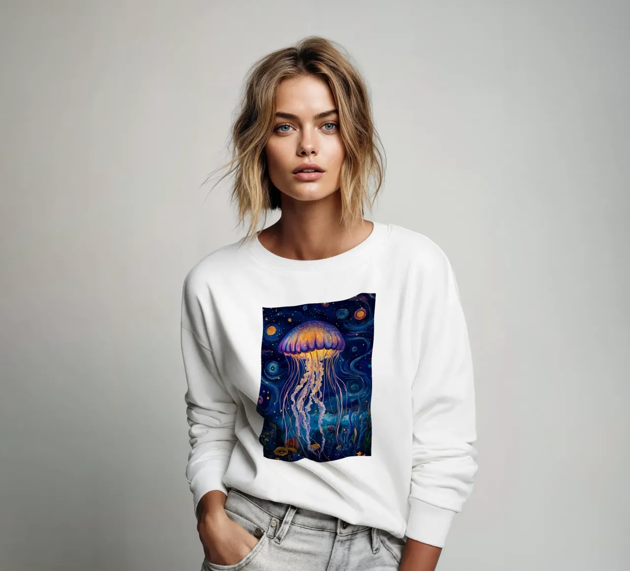 Swan dive on the barrel sweatshirt by Eames