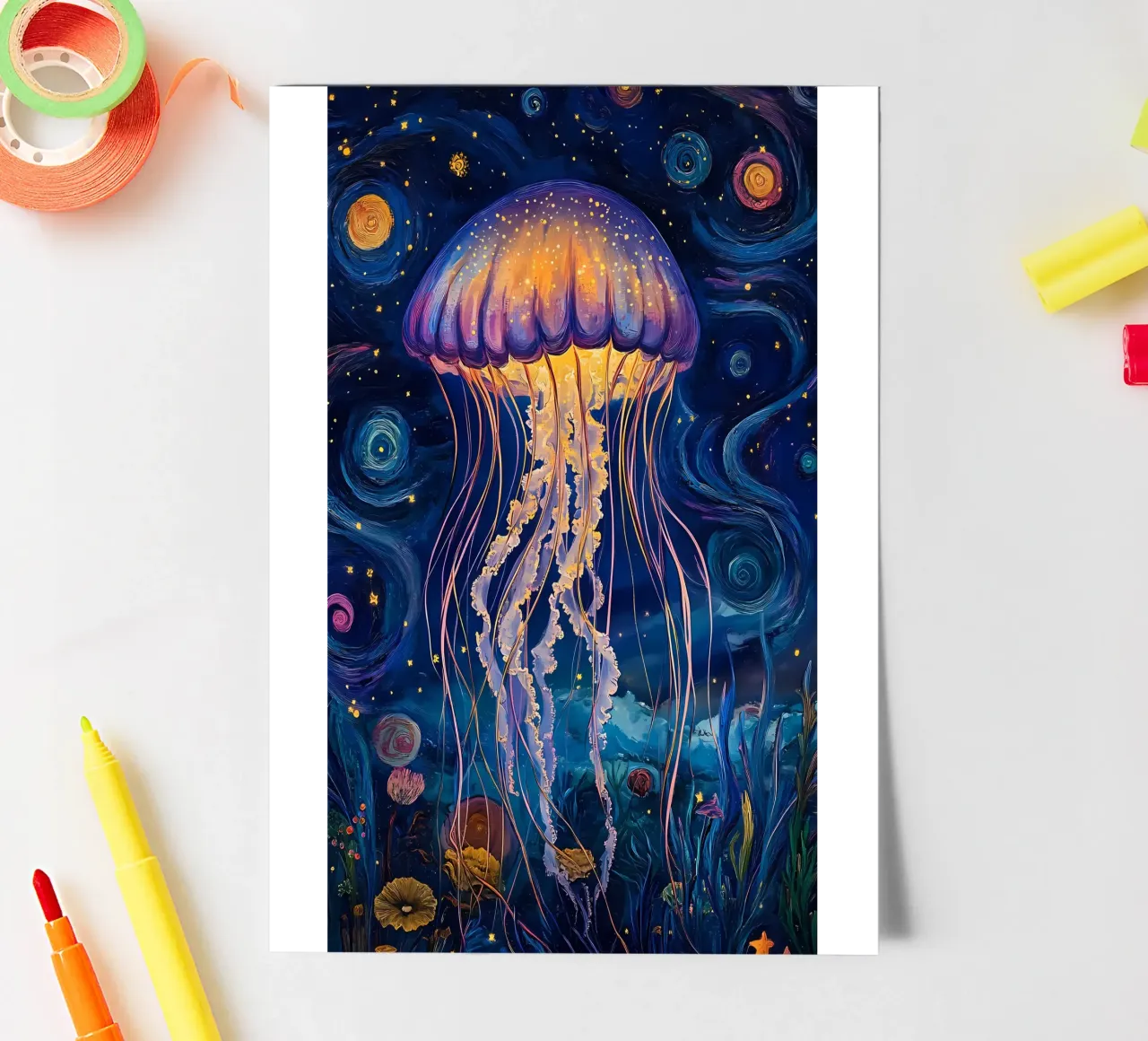 Swan dive on the barrel sticker sheet by Eames