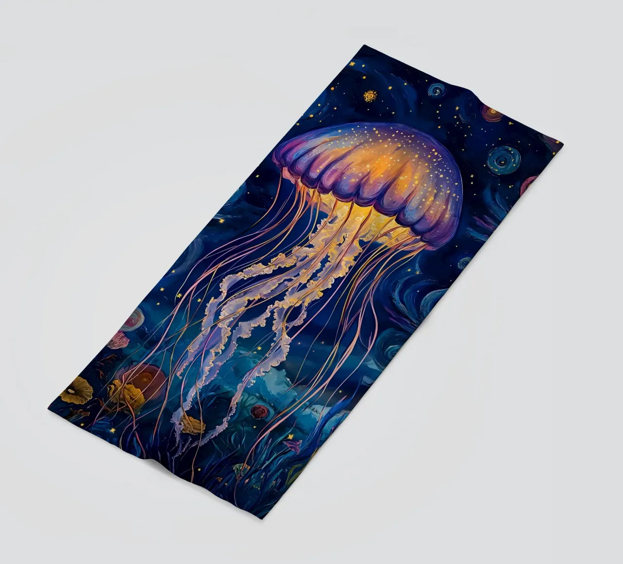 Swan dive on the barrel beach towel by Eames