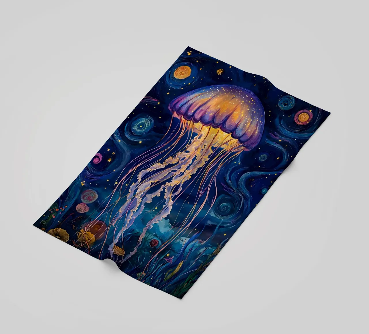 Swan dive on the barrel beach towel by Eames
