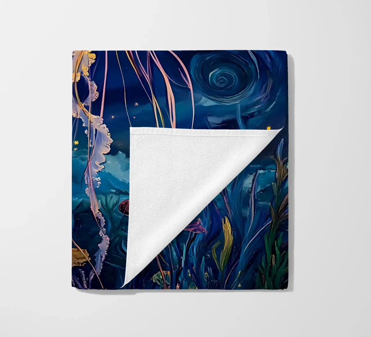 Swan dive on the barrel beach towel by Eames