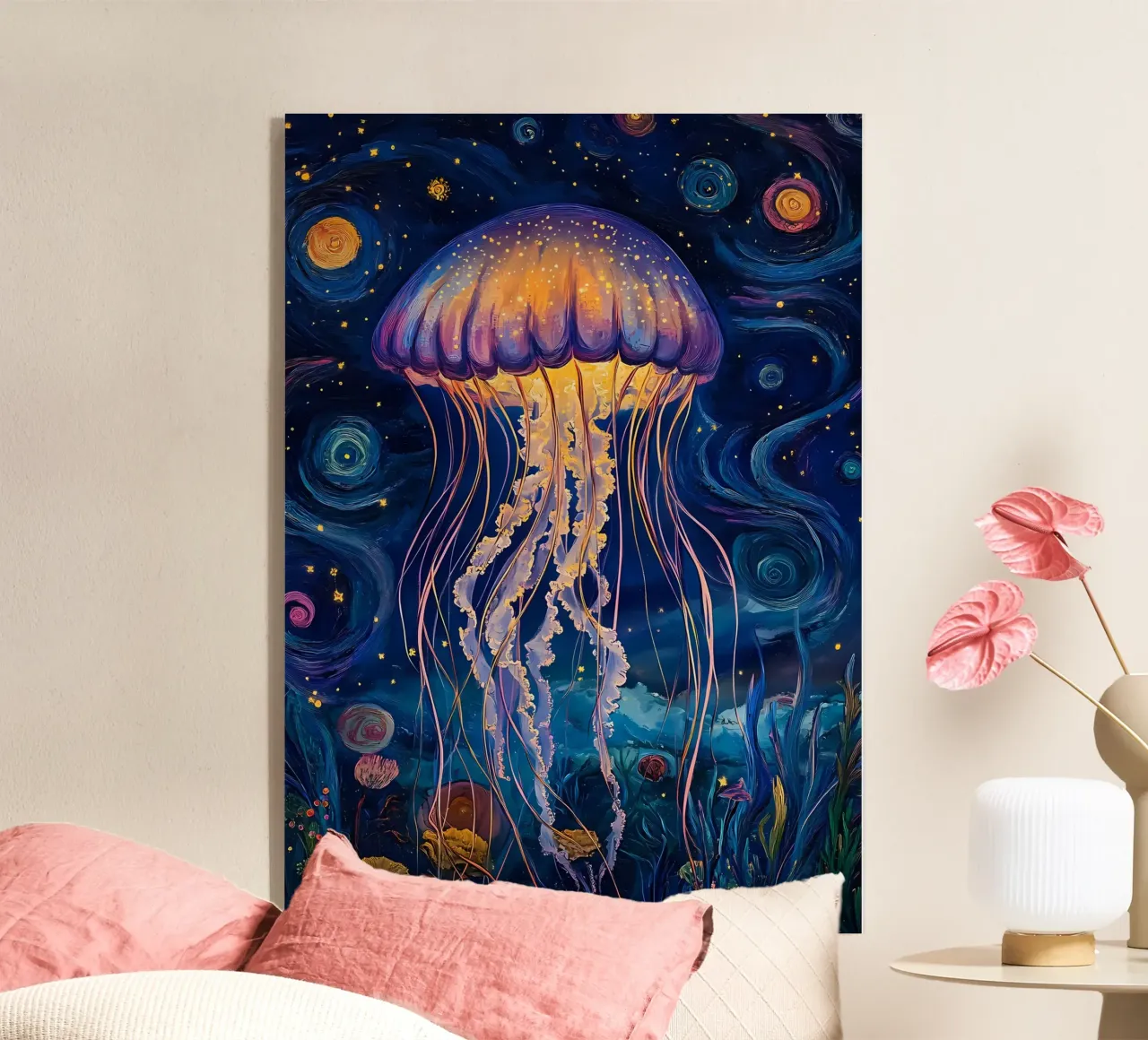 Swan dive on the barrel acrylic glass by Eames